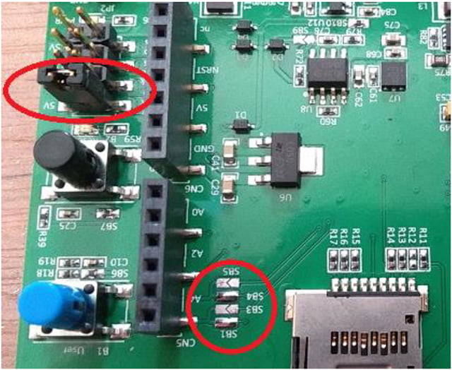 Jumpers eu1ky antenne analyzer
