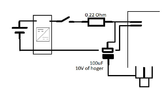 voedingsspanning EU1KY antenne analyzer