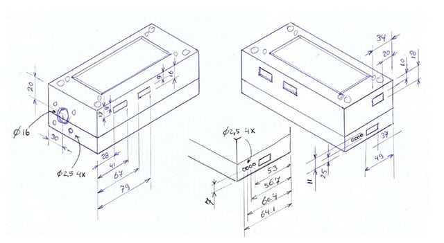 Behuizing eu1ky ant-analyzer